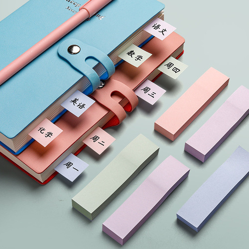 Morandi large sticky note student note index note strong sticky high-value office note stickers for use