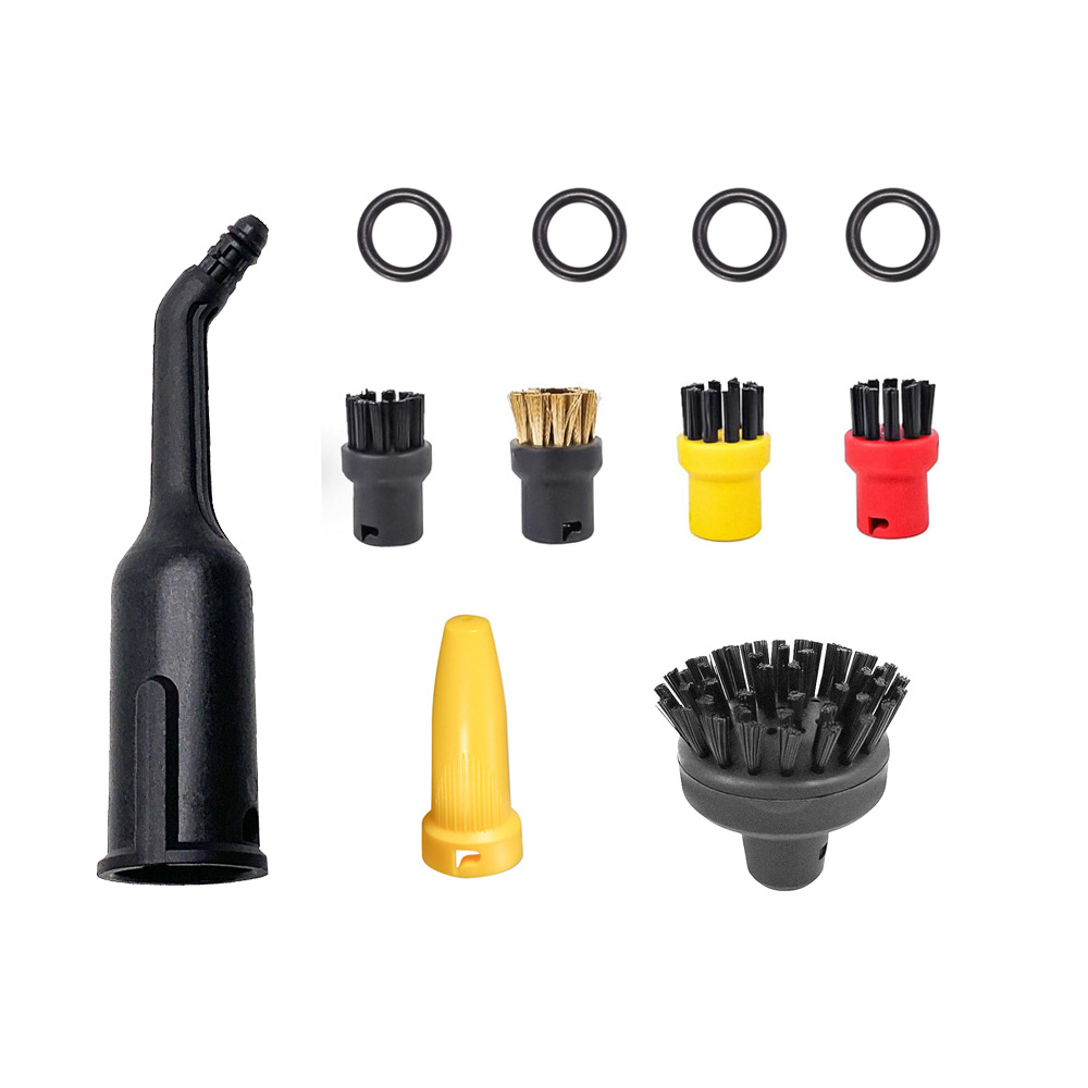 Adecuado para accesorios de vapor Karcher Kach, trapo, trapo, accesorios de vapor Karcher, cepillo redondo pequeño, cepillo de cobre