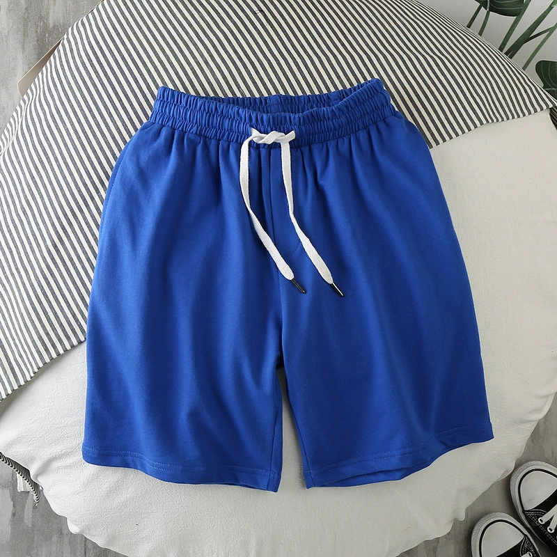 Summer beach shorts, solid men's trousers, loose fit