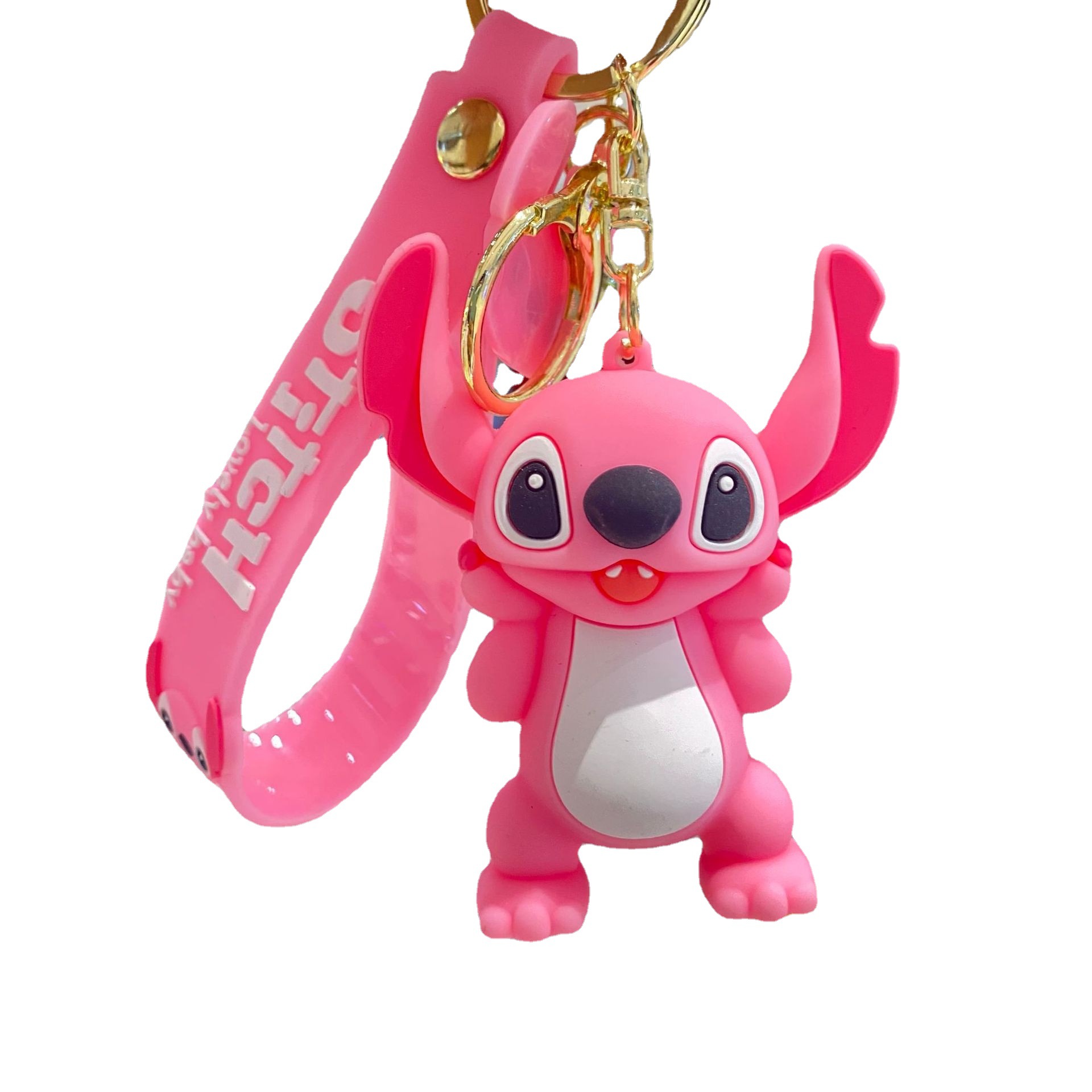 Dibujos Animados puntada llavero lindo muñeca adornos de coche pequeño colgante mochila llavero máquina de la muñeca pequeño regalo