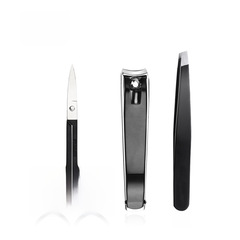 廠家供應禮品不鏽鋼眉夾三件套眉剪套裝修眉套裝美容套眉夾剪套裝