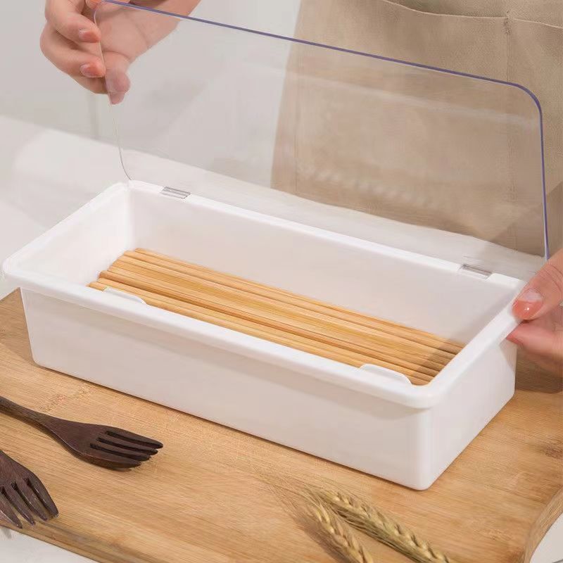 家庭用キッチン収納用品水切り防塵食器収納ケースシンプルおしゃれ箸入れ|undefined