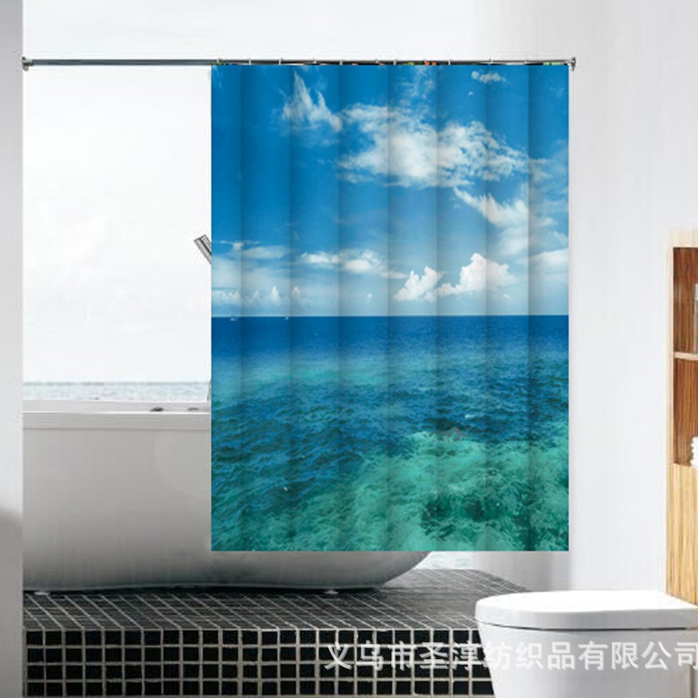 Cortina de puerta decorativa de tela de estilo europeo ins partición de impresión del hogar inodoro media cortina de puerta dormitorio sala de estar doble cortina de puerta abierta