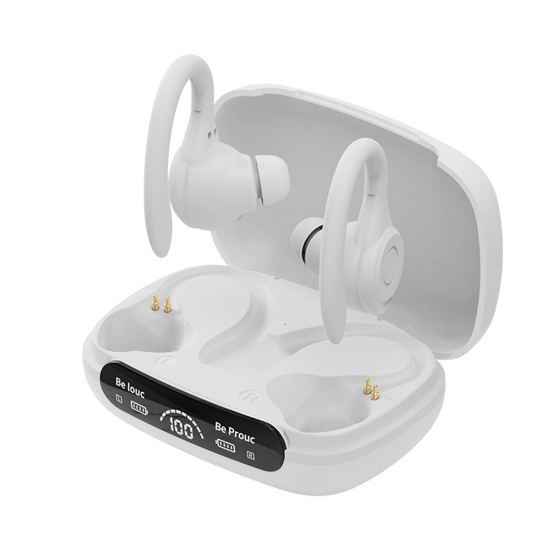 工場は新型耳掛け式y7無線bluetoothイヤホン運動ランニング専用プライベートモデルtws帯デジタル表示を提供している|undefined
