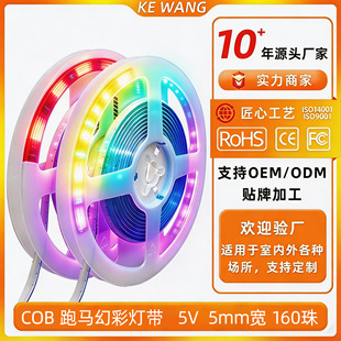 5V�͉�cob�òʟ�5mm��ճ160���l�������߲����R��ˮ�Շ����l