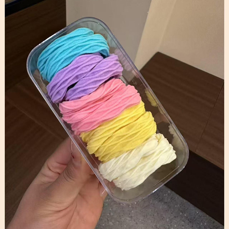 El lazo para el cabello del bebé no daña el cabello, banda de goma pequeña, cuerda para la cabeza, banda de goma elástica alta, cuerda para el cabello para niñas, tocado, accesorios para el cabello para niños al por mayor