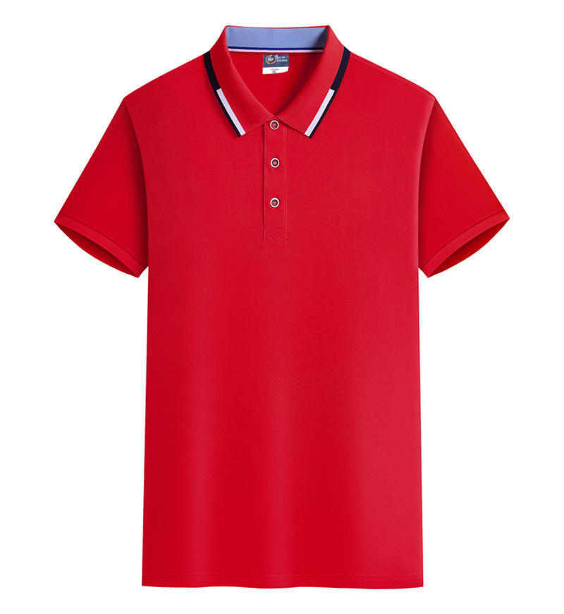 Camiseta de la empresa Camiseta publicitaria del empleado Ropa de trabajo de manga corta Ropa de trabajo Polo Camisa de logotipo impresa personalizada solapa