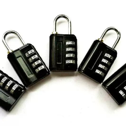 批发销售密码锁4位数字精密码可用于箱包密码挂锁XA021