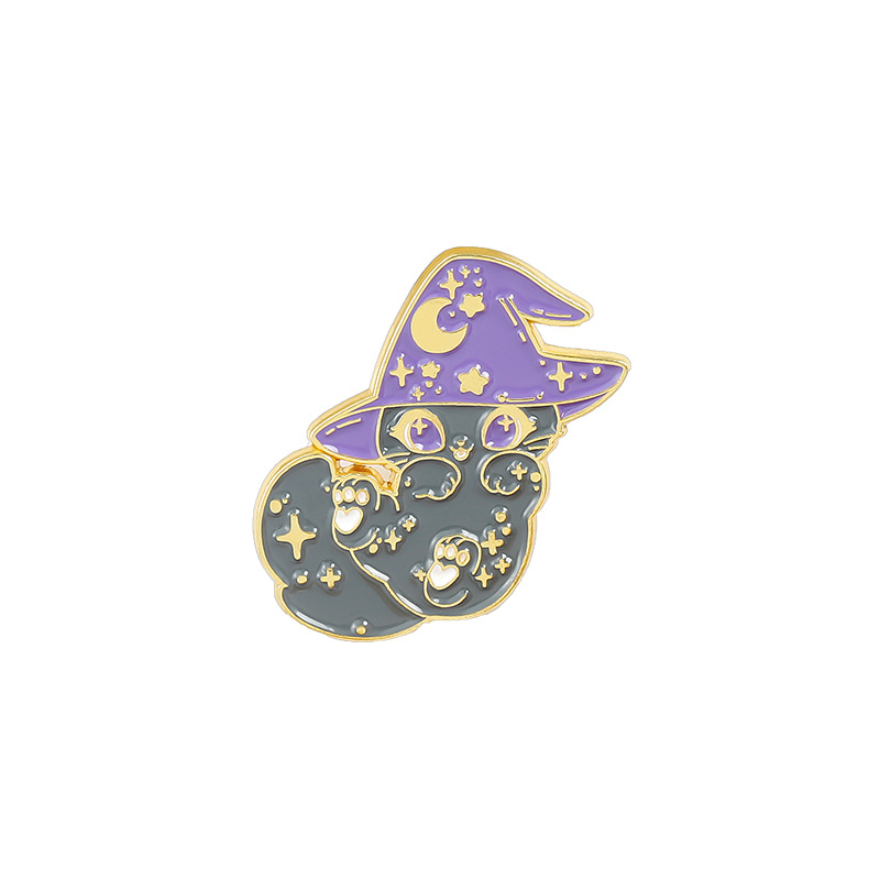 Cartoon Style Cat Alloy Stoving Varnish Brooches display picture 18