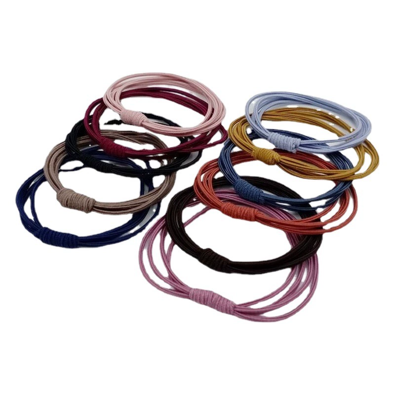 4 в 1 встряхнуть сеть красной веревки для волос маленький свежий корейский головной убор