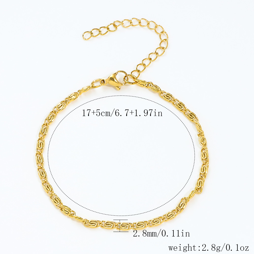 골드 [28,000자 체인] 17+5cm