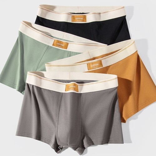 Men's underwear men straight-leg pants breathable loose comfortable large breathable men's four-leg pants straight-leg pants short pants