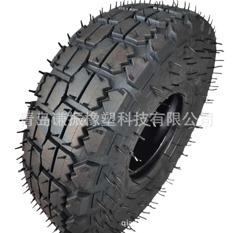 10寸4.10/3.50-4轮胎  漂移车轮胎 高品质橡胶充气轮胎