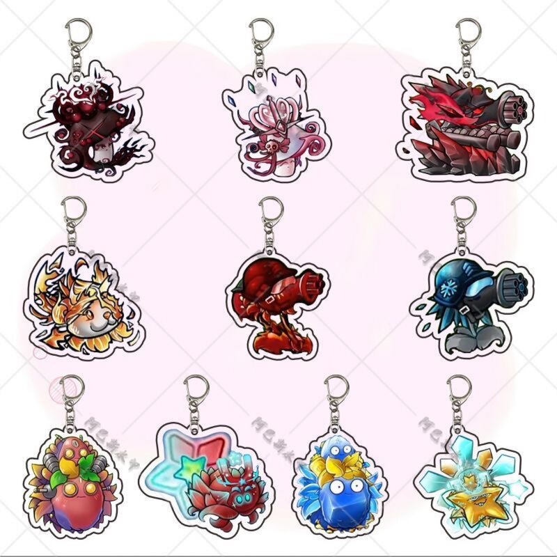 Plant vs. Zombie Fusion Edition Erchuang Acrylic Keychain Game Surrounding Schoolbag Pendant to Send Classmate Jewelry Plant vs. Zombie Fusion Edition Erchuang Acrylic Keychain Game Surrounding Schoolbag Pendant to Send Classmate Jewelry