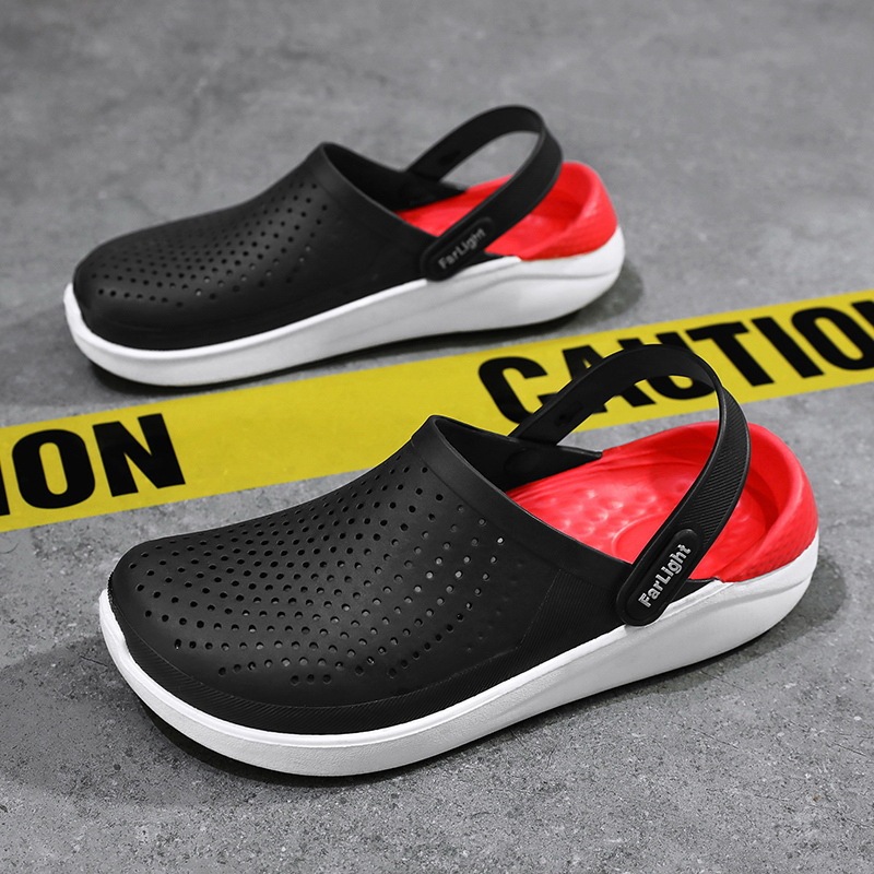 Men's Trendy Summer Sandals for Couples, Mesh Water Shoes, Men's Closed-Toe Soft Sole Beach Sandals, 2022 New Model