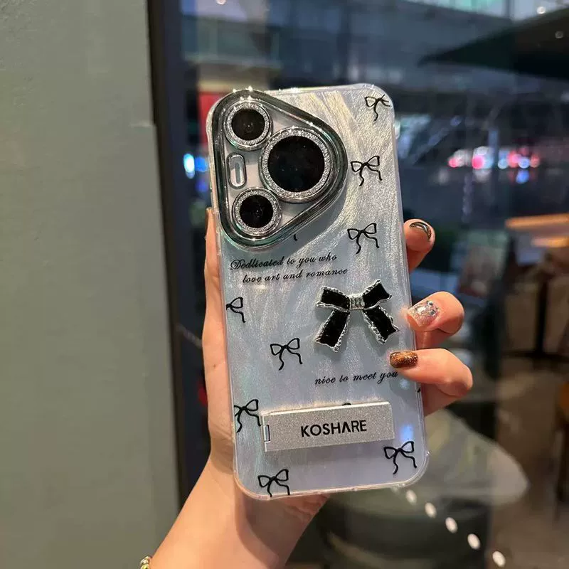 Honor, Huawei, совместимый трехмерный чехол с бантом, защитный чехол, трубки, падение защита