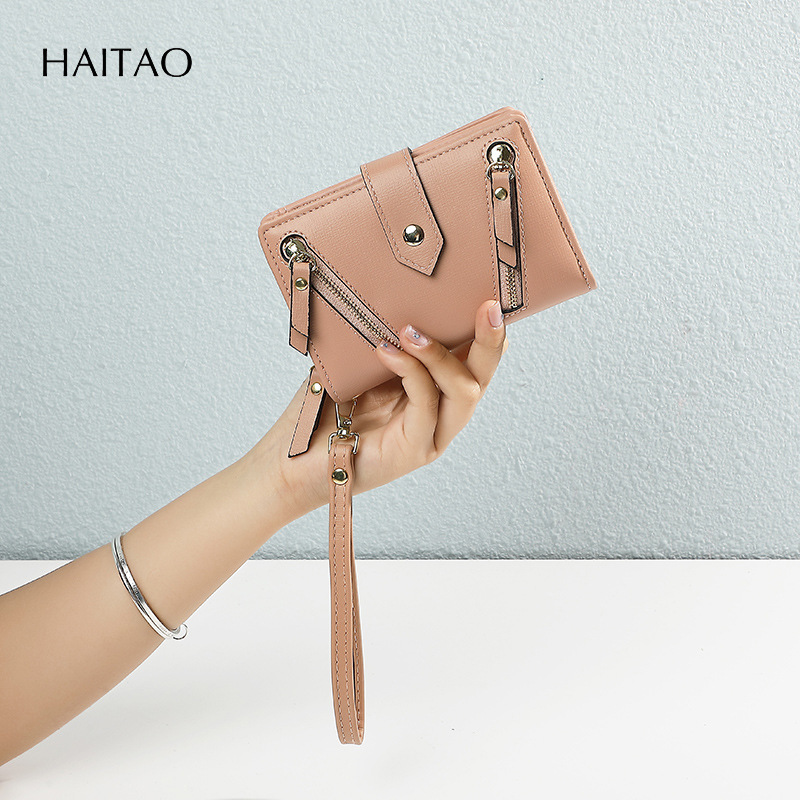 2025 primavera nueva tendencia callejera personalidad doble billetera de mujer popular bolso corto bolso multifuncional