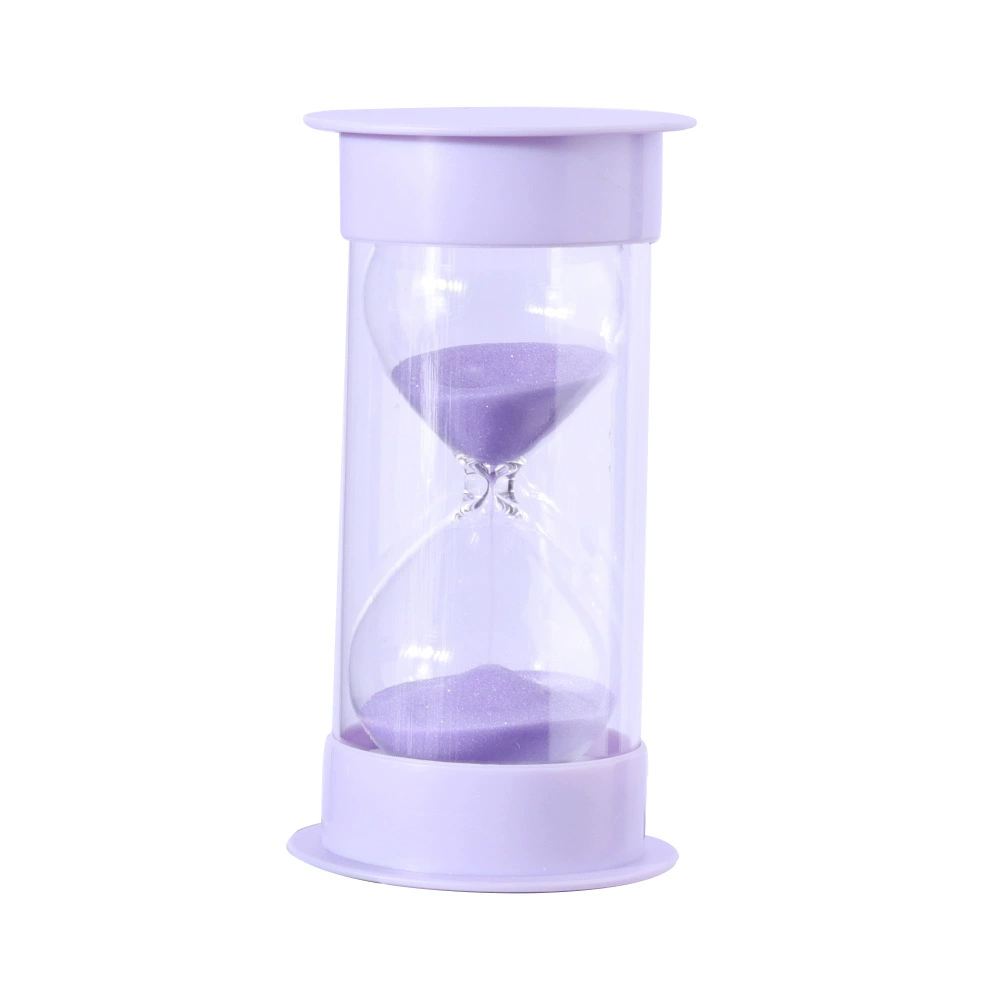 Wholesale creative macaron plastic drop-proof hourglass gift toothbrush small hourglass timer student desktop ornament