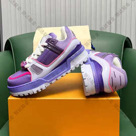 跨境小胖丁面包鞋新款时尚厚底增高板鞋百搭防滑低帮休闲鞋情侣鞋