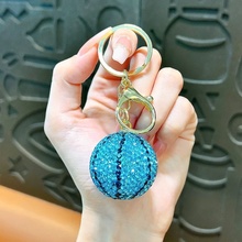 新款创意满钻篮球钥匙扣时尚包包挂件汽车钥匙配饰爪机小礼品批发