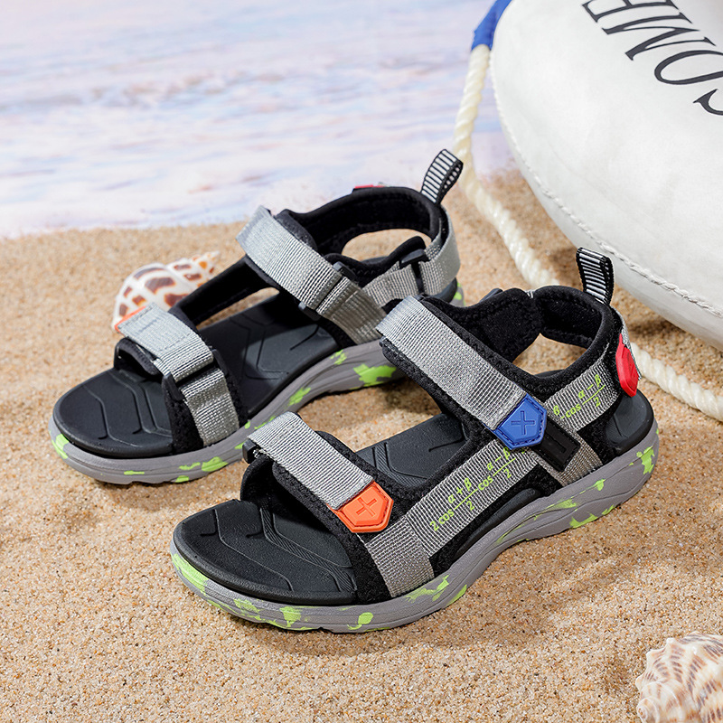 Sandalias de Playa de Suela Suave para Niños de Tela para Playa