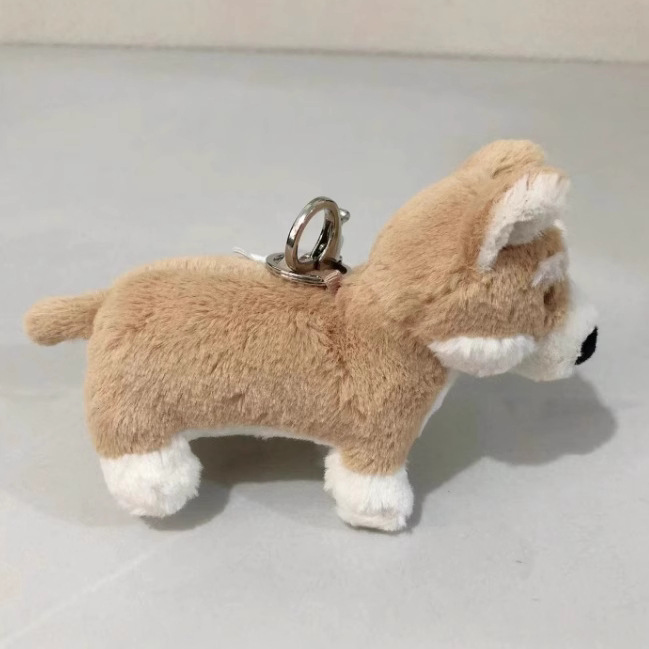British Jellycat Brand Betty Small Corgi Dog Pendant Keychain Plush Puppy Doll
