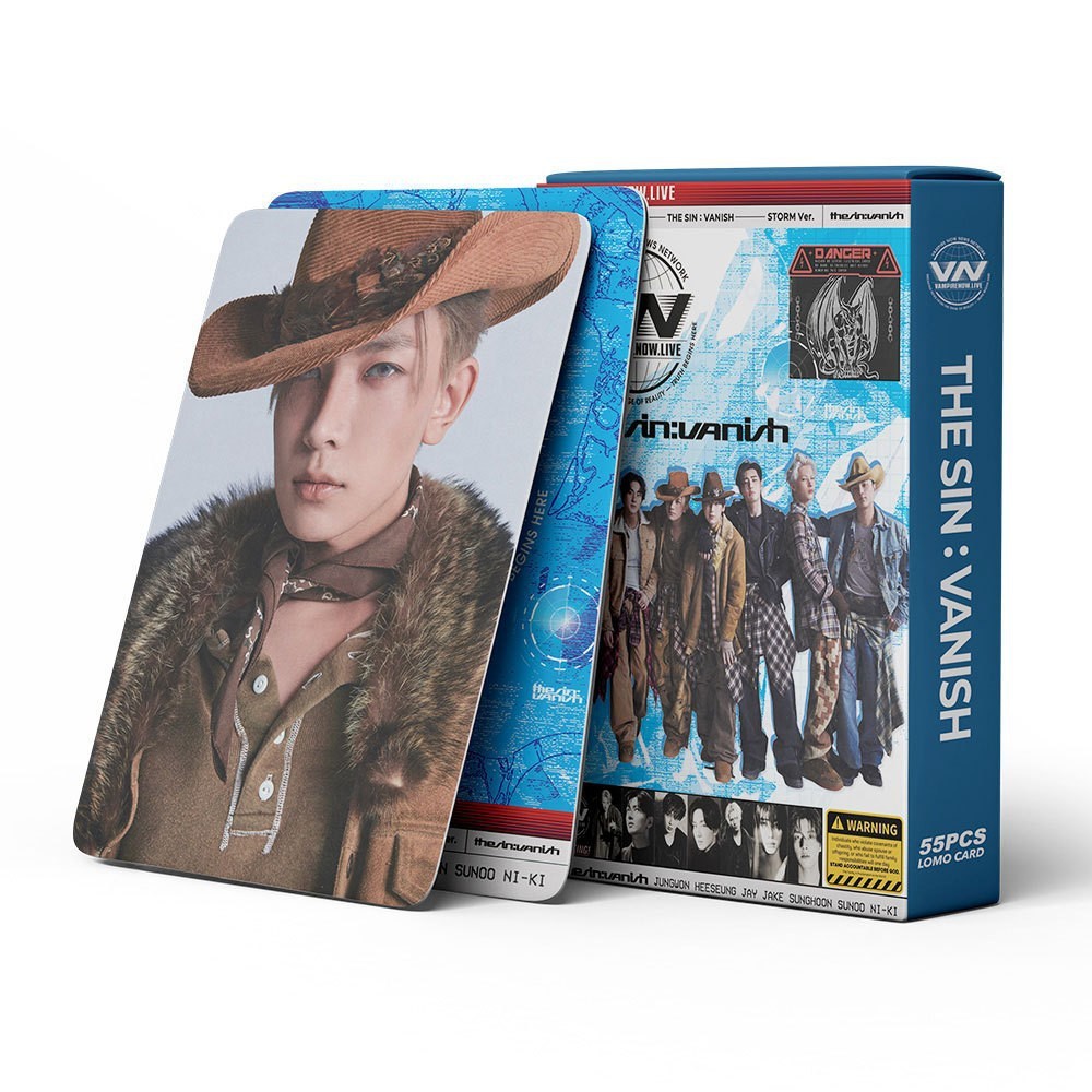 Cadena total, una gran cantidad de stock, 55 hojas de tinta BT SK IVE ATEEZ KPOP, estrellas coreanas alrededor de LOMO