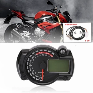 Modified Motorcycle Multi-Function Instrument, Motorcycle Speedometer, Odometer, Tachometer, Multiple Adjustable Backlight Lights