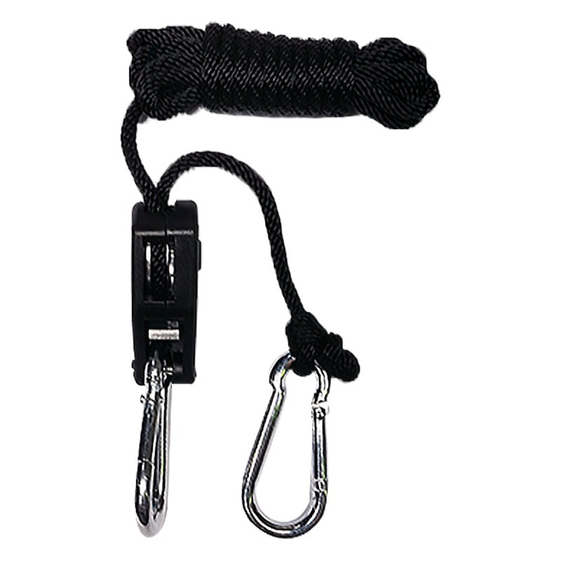 En stock una pieza también al por mayor 1/8 de elevación cordón LED lámpara colgante cuerda metal rueda plástico trinquete