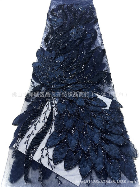 Nueva industria pesada tridimensional tela de encaje moda lindos cosplay flores de hadas vestido tela image 13