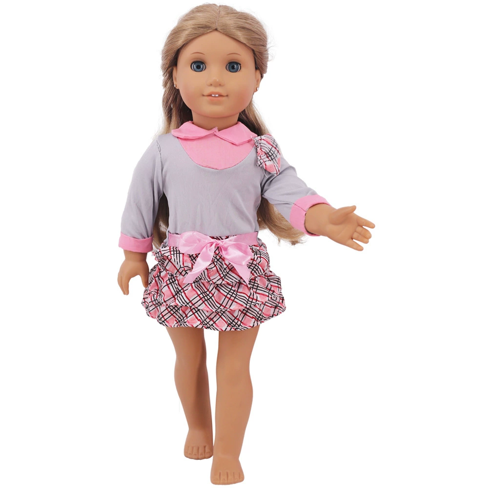 Кукла American Girl, фуксия, с аксессуарами, цветная юбка, 18 дюймов, США, детская одежда
