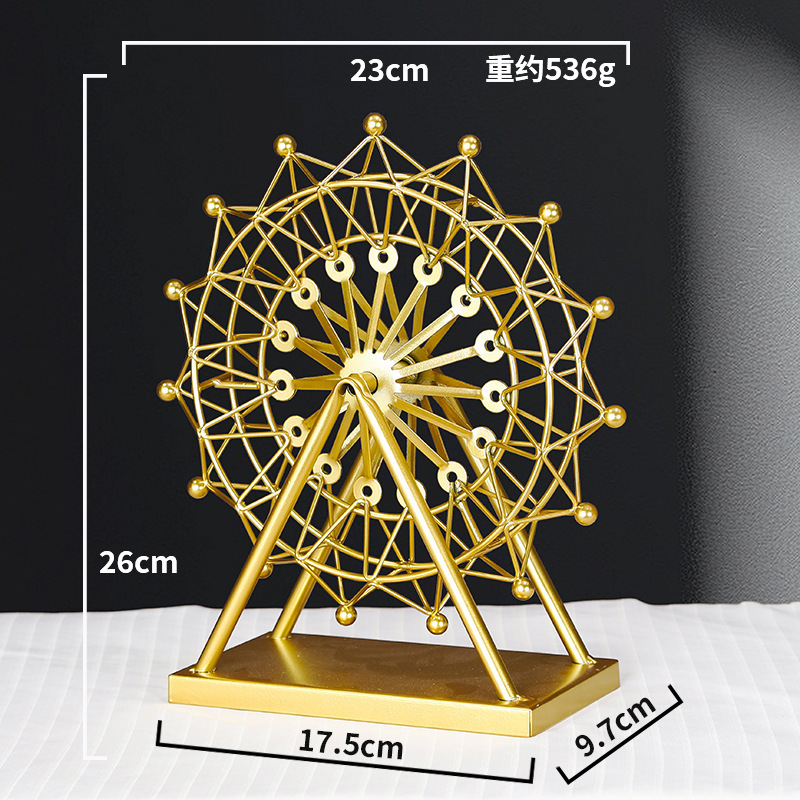 Ventas transfronterizas calientes retro modelo de hierro forjado artesanía decoración de alta calidad sala de estar dormitorio decoración de escritorio