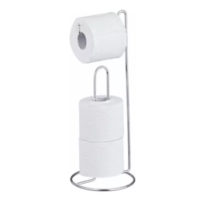Estante de papel de rollo vertical europeo con toallas de papel almacenamiento de almacenamiento de metal forjado inodoro inodoro vertical de papel de mano
