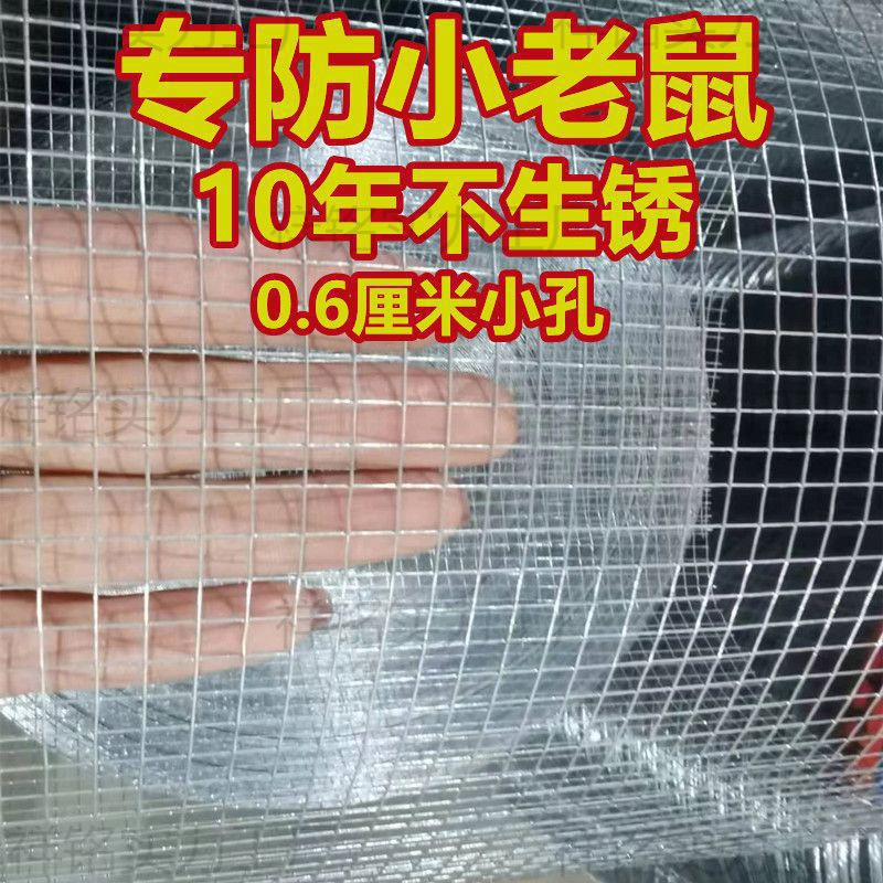 防锈小孔铁丝网防鼠钢丝网防猫网养殖鸡网阳台防护网多肉电焊网