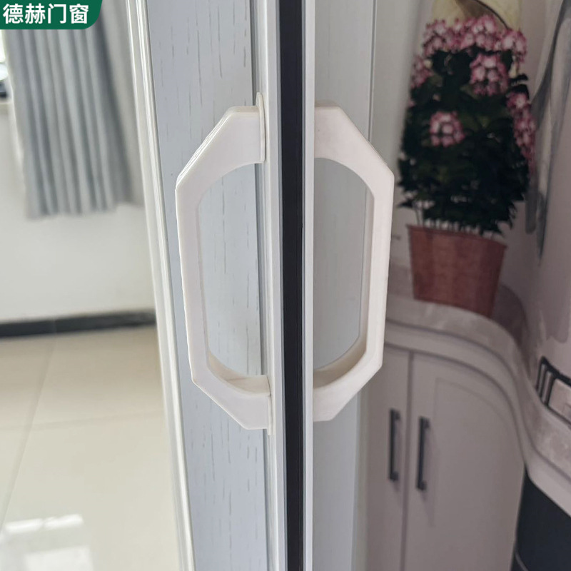 跨境pvc折叠门浴室推拉门厨房临时通燃气隔断门商铺隐形无地轨门
