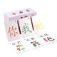 Literacy card baby Enlightenment early education ideographic character kindergarten Image word recognition card young and small connection word card
