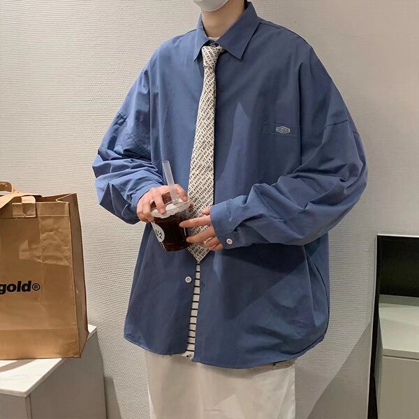 Solid color summer shirt
