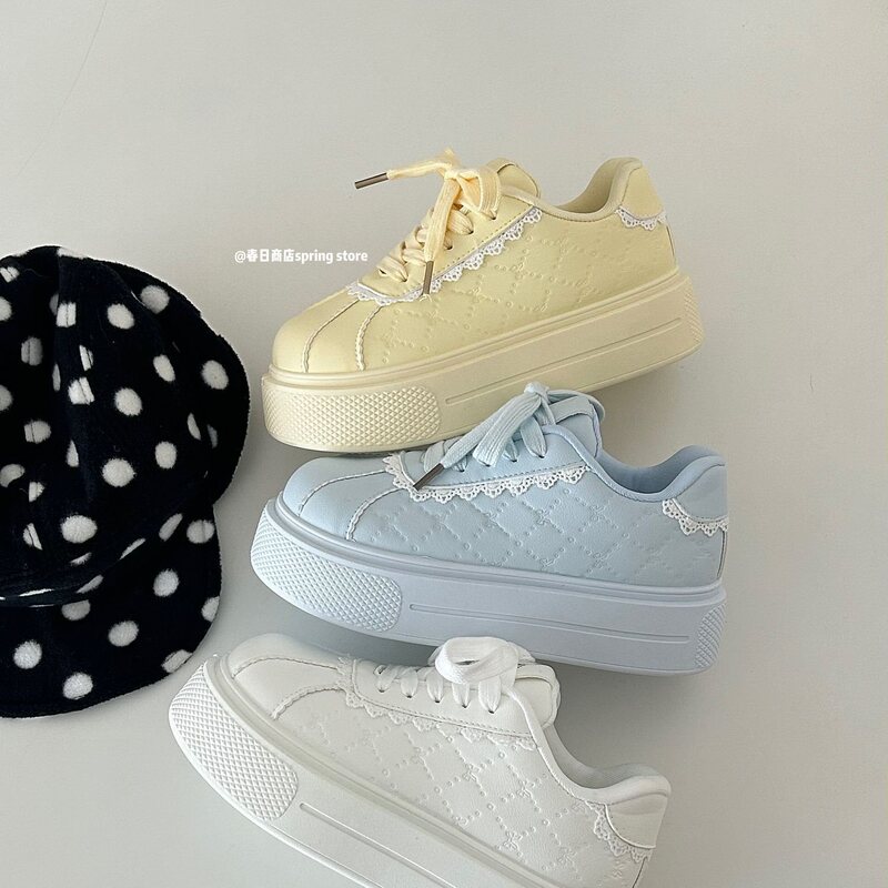 Spring Shop Thick-Soled Sneakers for Women 2026 New Spring Shoes Sports Casual Versatile Loafers