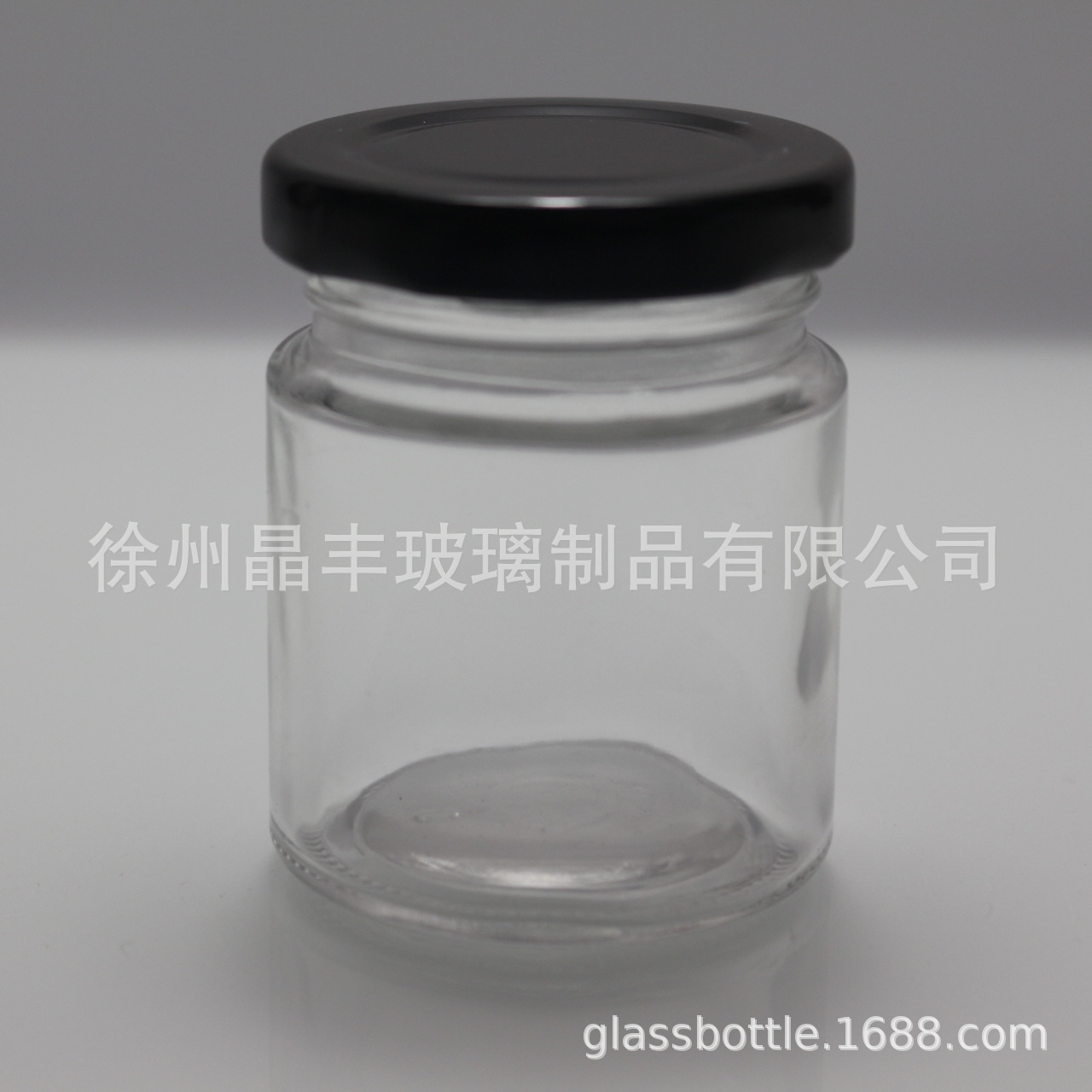 60ml玻璃罐果酱瓶蜂蜜玻璃瓶2oz圆形玻璃密封罐鱼子酱瓶子收纳罐