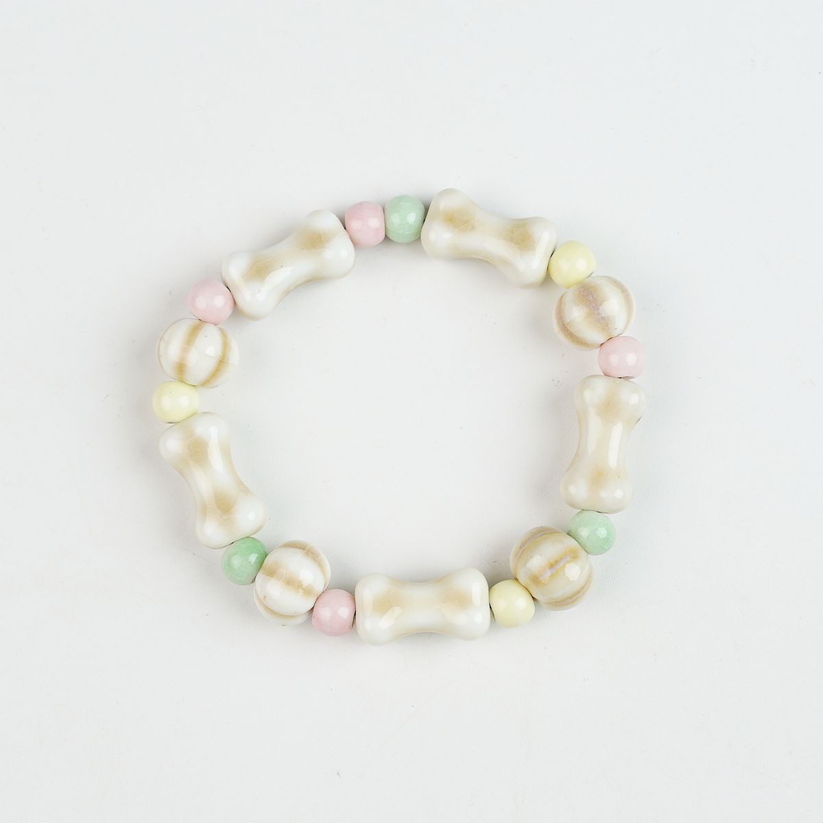 Jingdezhen pulsera de cerámica de verano mujer alta sensación galletas serie de gatos nicho diseño universal pulsera alta sensación
