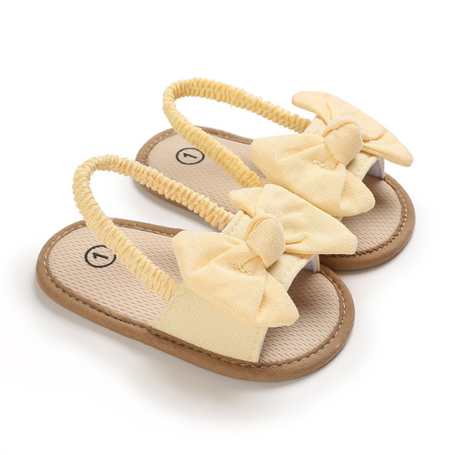 Baby toddler shoes summer 0-1 years old soft-soled baby shoes, padded air breathable sandals, flat beach shoes