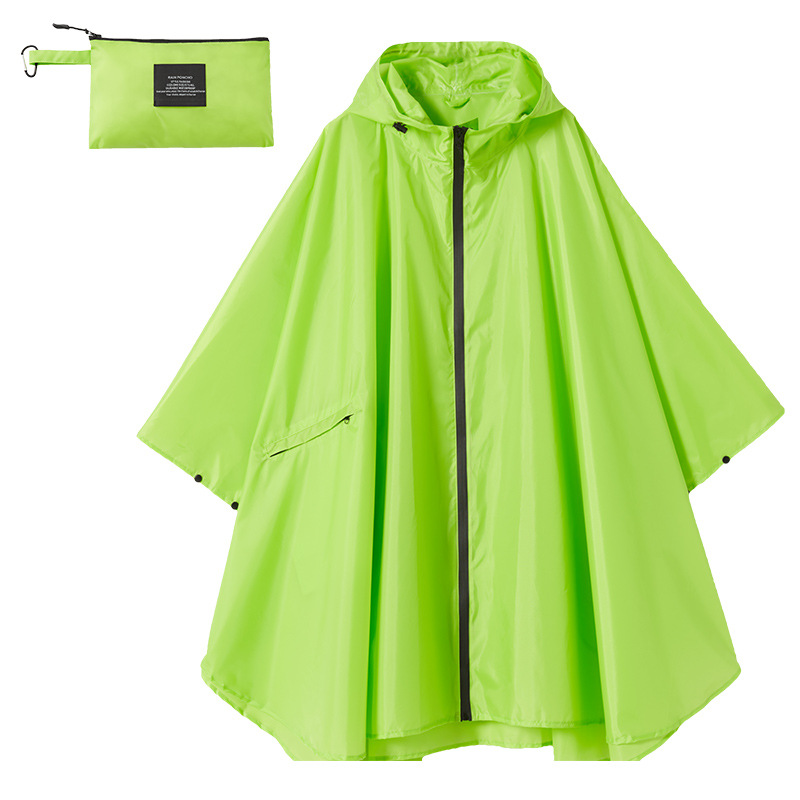 Fabricantes venden japonés Corea del Sur moda Capa delgada hombres y mujeres adultos impermeable poncho mochila ciclismo Amazon comercio exterior image 17