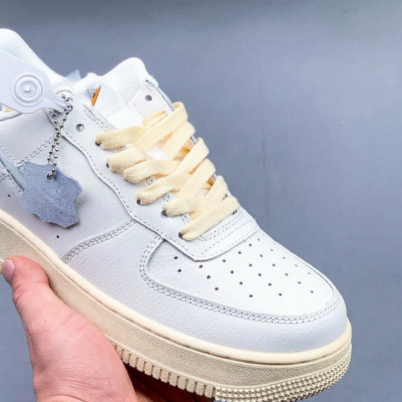 Putian Aj Air Force One Men's Shoes Couple Sneakers Spring and Autumn White Shoes Co-Branded Af1 Low-Top Shoes Versatile Color Matching