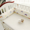 Baby bed Bed around One side One side pure cotton Cylinder Newborn guardrail children baby Pillow for comfort