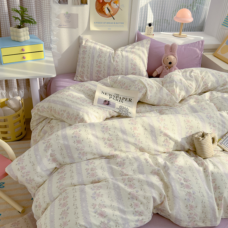 워시드 코튼 프린트-Xinhe