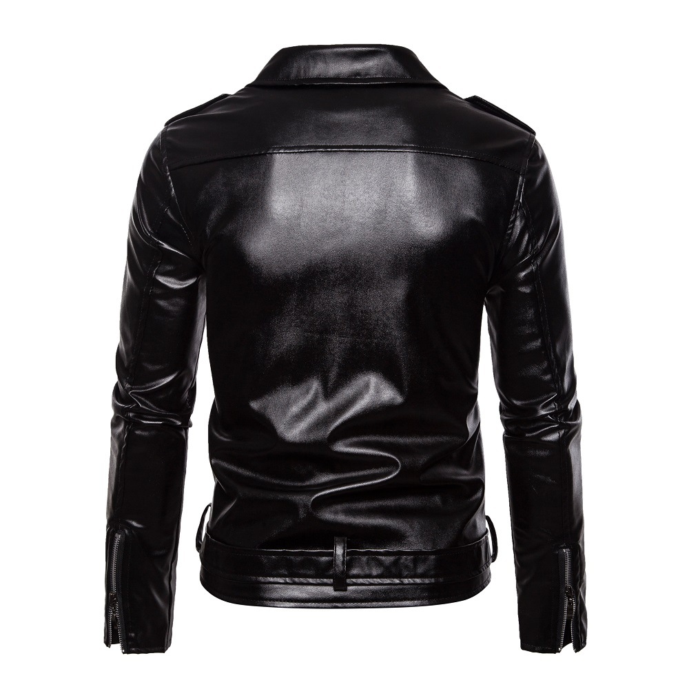 boy Foreign Trade 2022 Autumn Winter Men's European And American Style Turn-down Collar Business Casual Zipper Decorative_viptrois.com