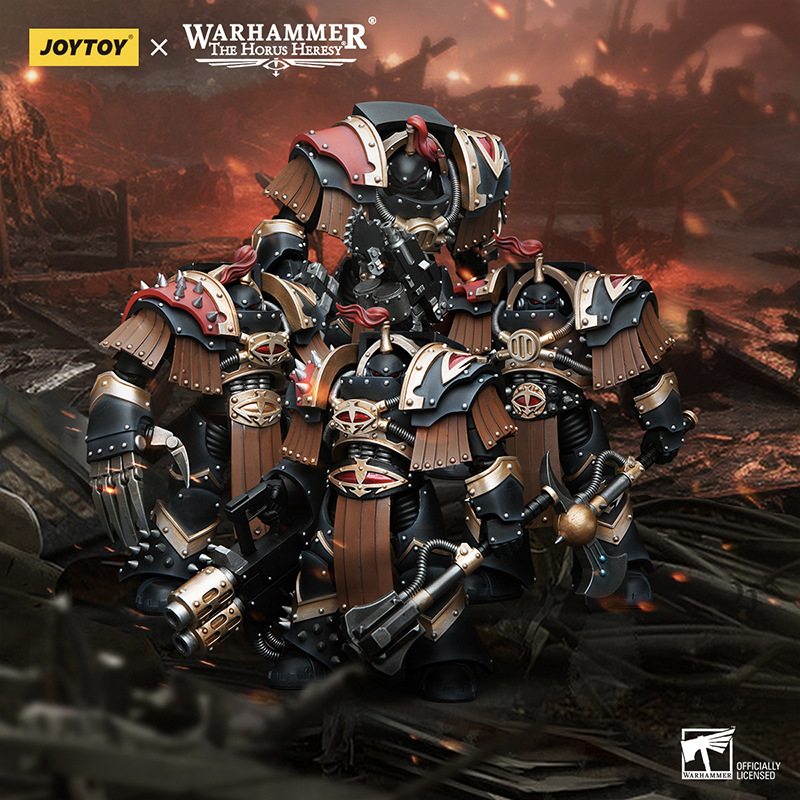 JOYTOY DARK SOURCE WARHAMMER HORUS의 아들 GASTALIN TERMINATOR 팀 4 1:18 움직일 수있는 모델 플레이