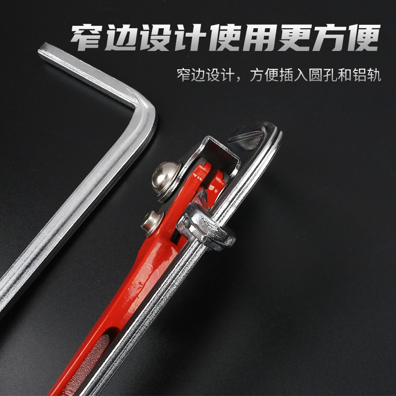 Industrial-Grado trinquete rápido carpintería F clip Festo mutian pista FG clip fijo accesorio todo acero forjado 60 profundo