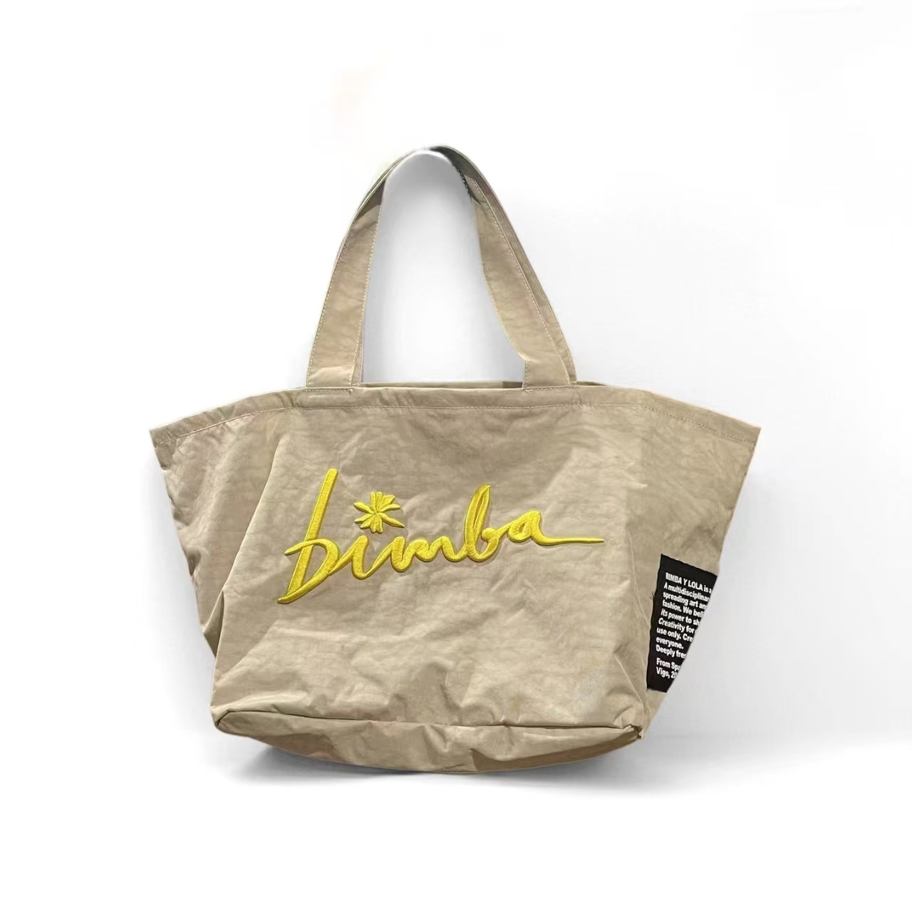 Venta directa de fábrica, bolso de tela español Bimba y Lola, nuevo bolso de mano para mujer de color puro, bolso de mano para mujer, bolso tipo clutch para mujer