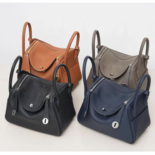 【高定】半手工蜡线tc头层牛皮琳迪包医生包女士单肩手提药箱包